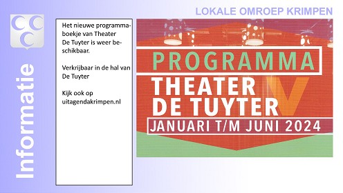 Programma Tuyter 2024 1 Programma Tuyter 2024 1
