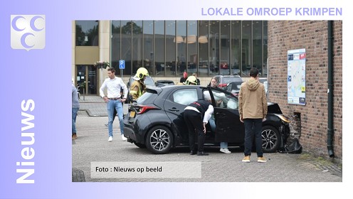 Botsing met elektriciteitshuisje