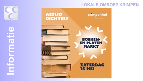 Boekenmarkt Crimpenhof 2024