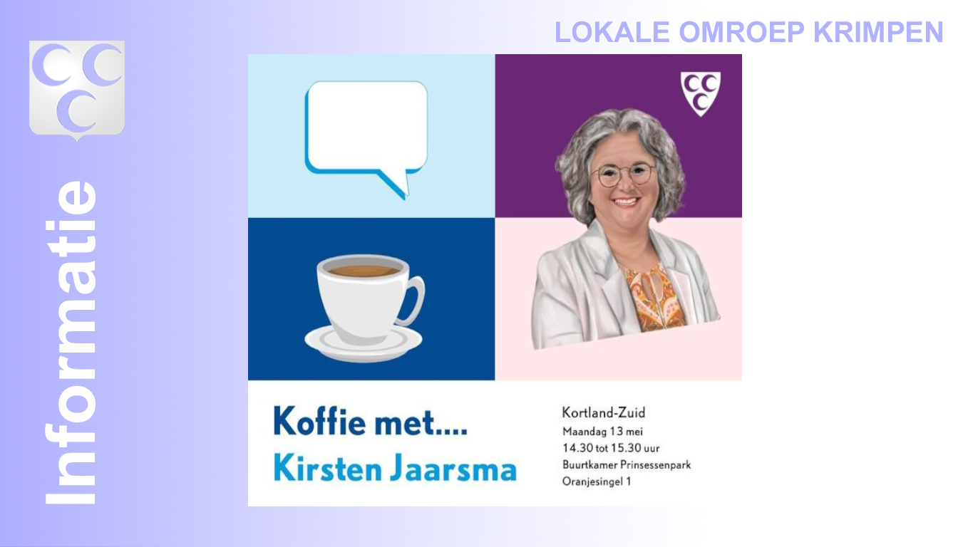 Koffie met de wethouder